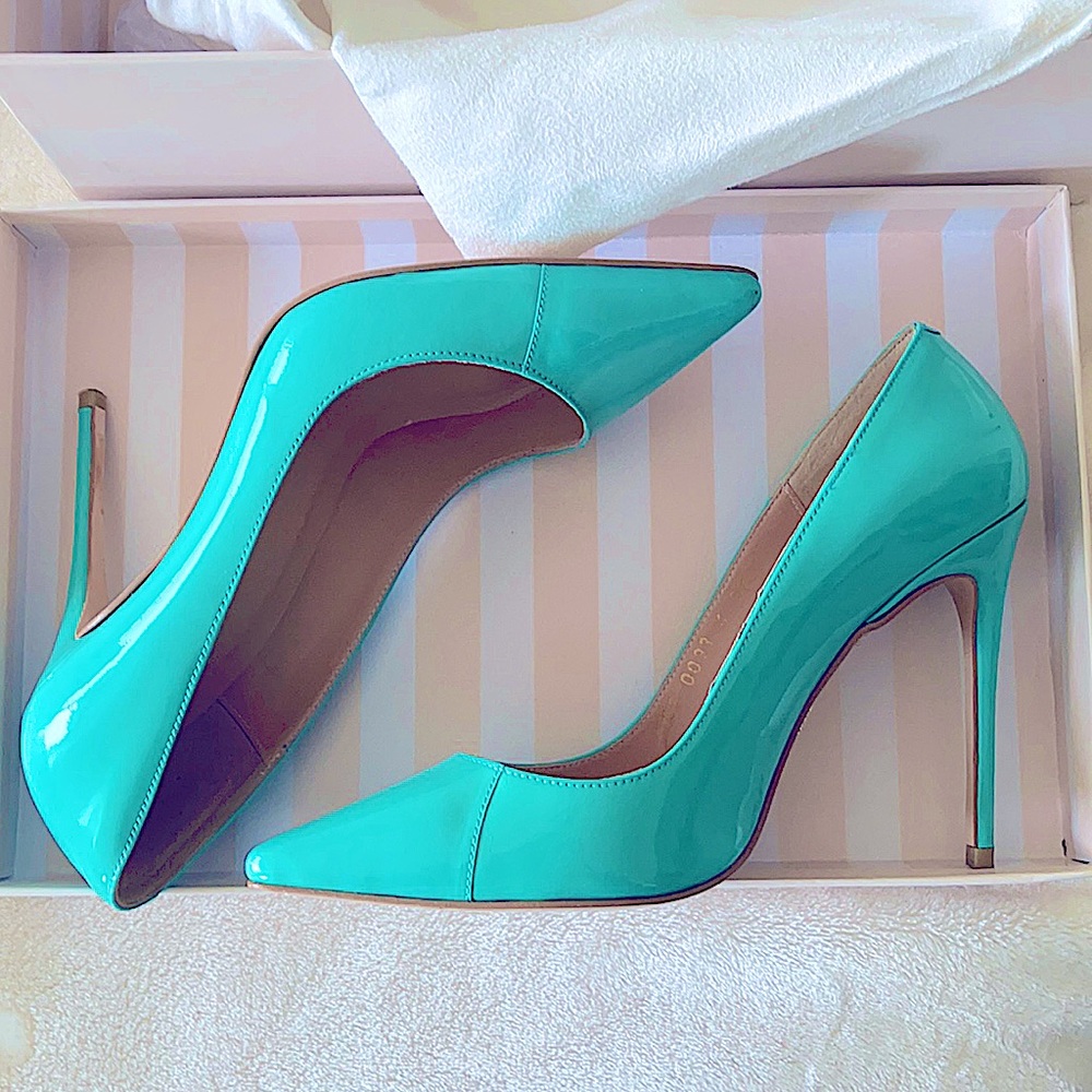House of CB Turquoise Heels